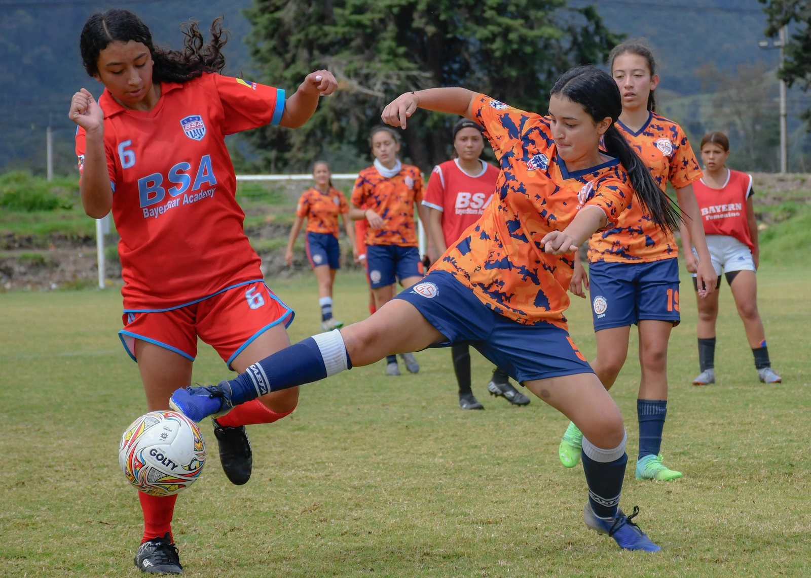 Students participating in youth activity